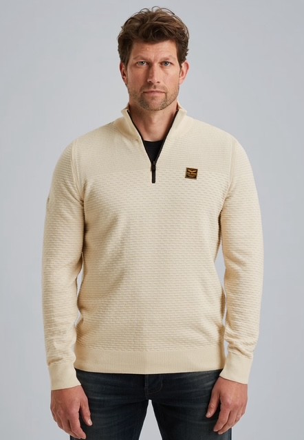 Afbeelding van PKW2510301 7013 Heren Trui - Half Zip Mouline - PME LEGEND